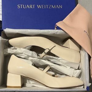 Stuart Weitzman Patent Gabby 45 Mary Jane